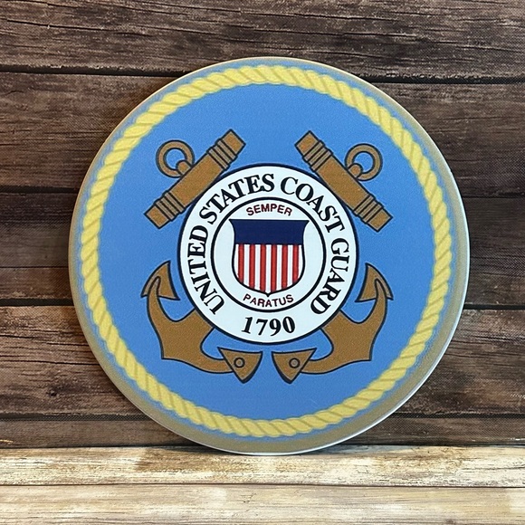 United States Coast Guard Metal Sign-12”- NEW - Picture 2 of 4